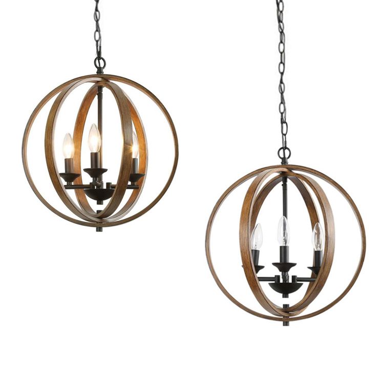 Globe Metal Pendant Lighting Industrial Dining Room Chandelier Hanging LightSture