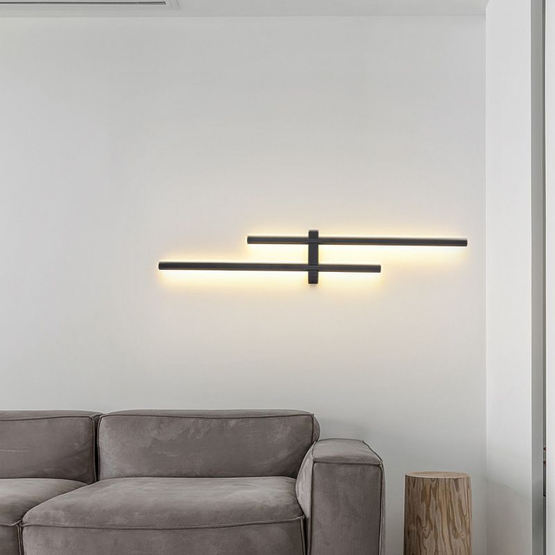 Lineare Wandbeleuchtungsvorrichtungen moderner Acryl 2 Leuchten LED -Wandlampe