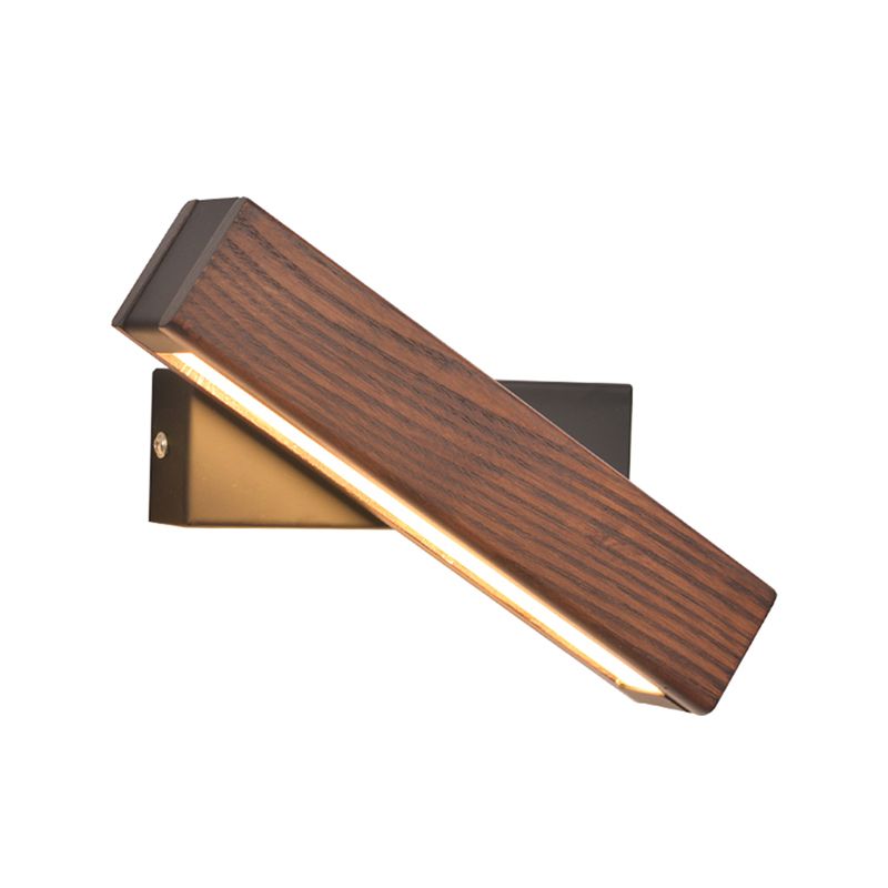 Luminaire en bois en bois à 1 lumière réglable