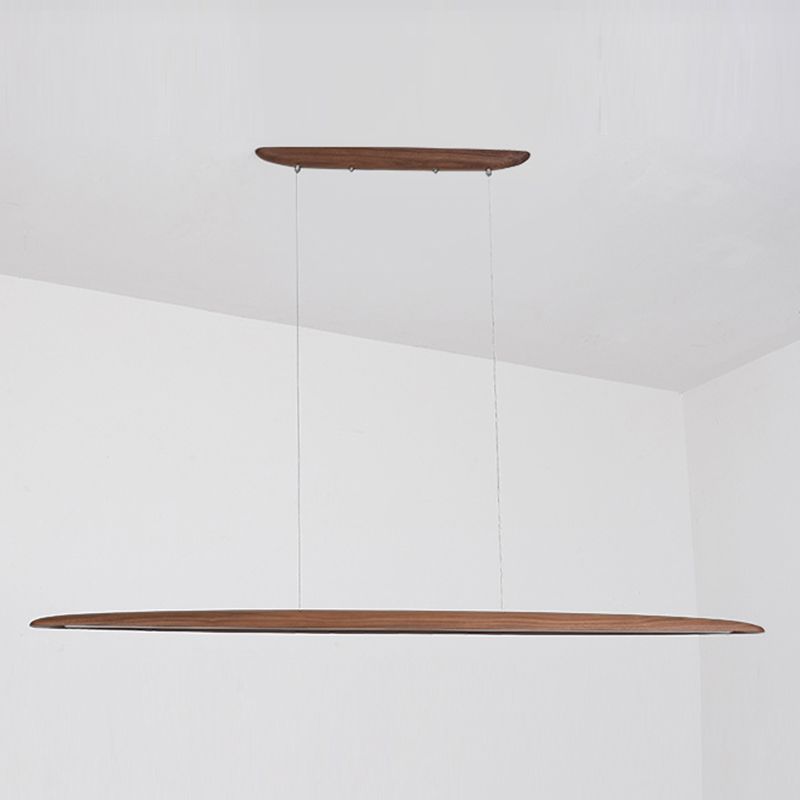 Modern Single Brown/Beige Kitchen Island Lighting LED Island Pendant Lighting