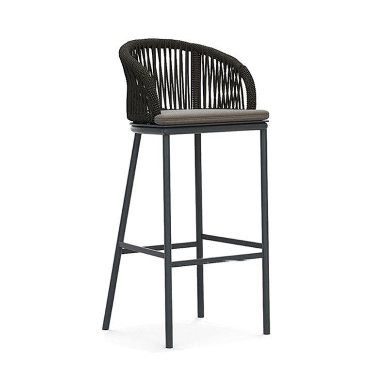 Contemporary Round Bar Height Set 1/3 Pcs Metal Bar Table Set