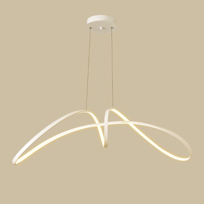 Draai schaduw metaal kroonluchter licht modern 1- licht kroonluchter verlichtingsarmatuur