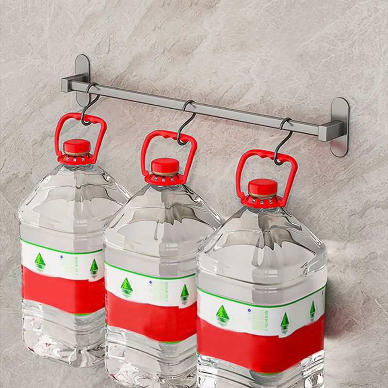 Grey Bathroom Accessory Set Modern 1/2 - Piece Bath Shelf Anti-rust