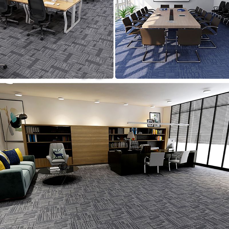 Indoor Carpet Tile Non-Skid Glue Down Install Carpet Tiles with Waterproof