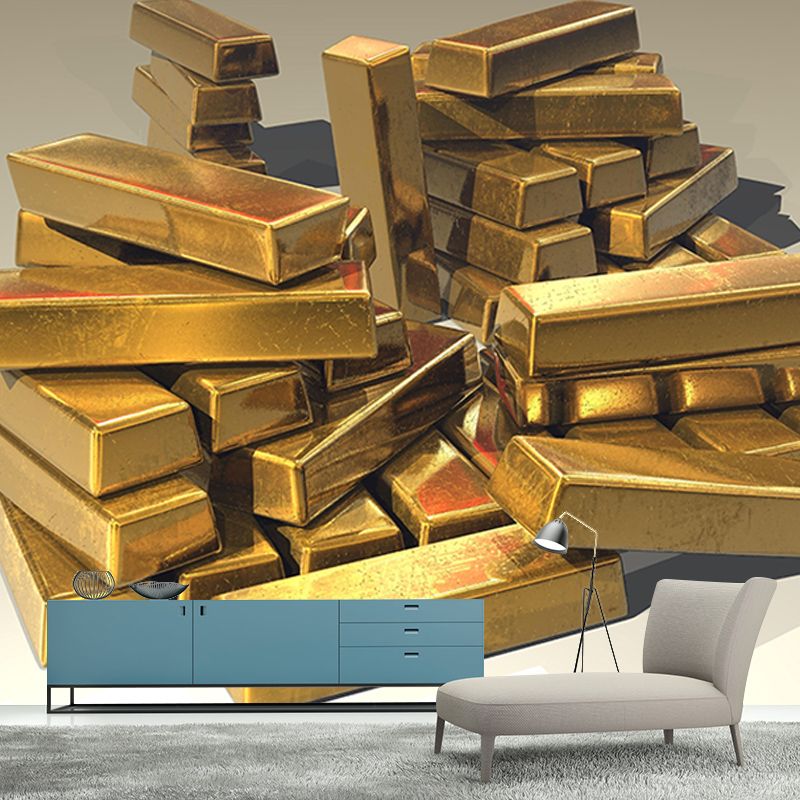 Art Scene Environment Friendly Decorative Mural Industrial Metal Wall Mural Wallpaper