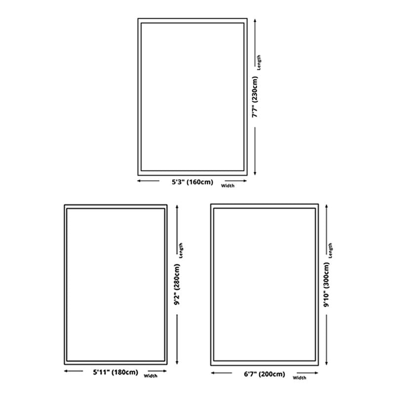 Funky Floral Print Rug Marble Effect Carpet Polyester Anti-Slip Backing Carpet for Living Room