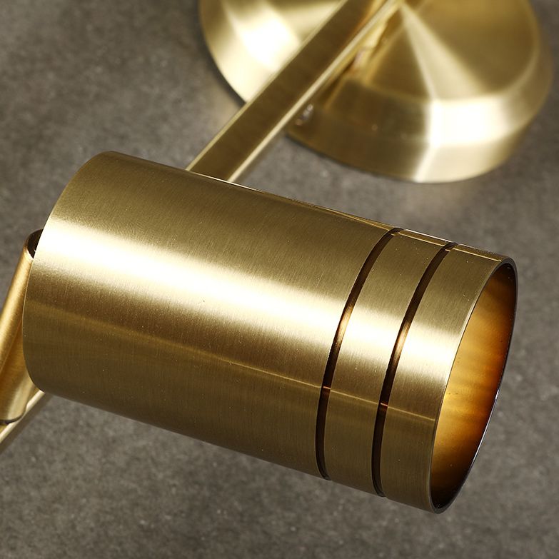 All Copper LED Track Lighting Surface montée et angle réglable salon Home Plafond Type de trottement