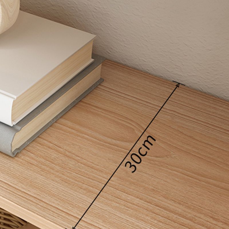 Contemporary Style Simple Wood Chest with Shelves for Living Room
