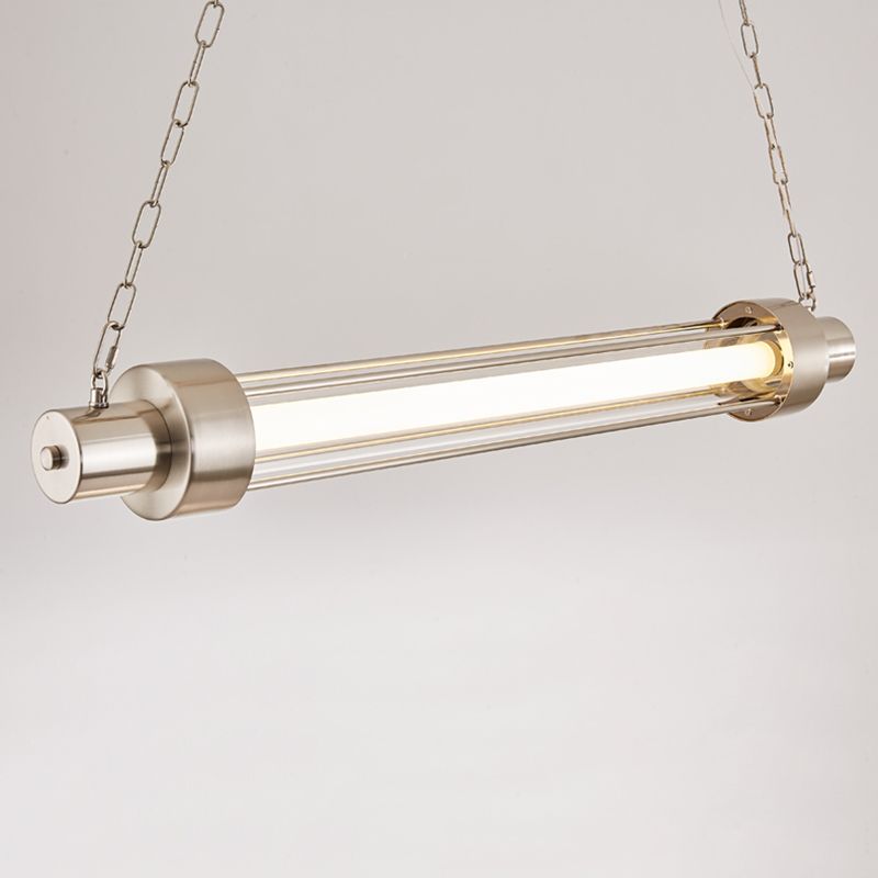 Luci a sospensione di pendente lineare Luci dell'isola Cenda contemporanea per l'isola della cucina