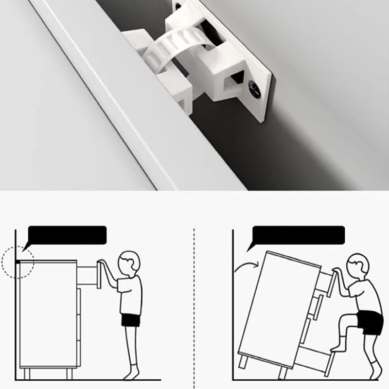 Modern Storage Chest Dresser 3/4/5 Drawers Storage Chest , 15.6-inch Width