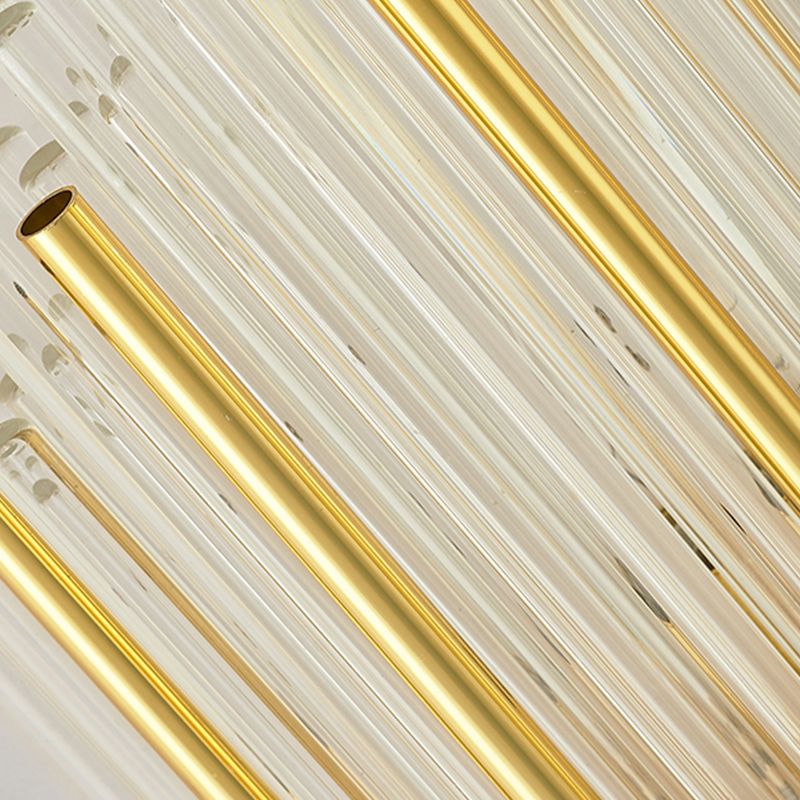 Moderne Metallwandlicht Geometrische 2 Lichter Wandleuchten mit Kristall für Schlafzimmer