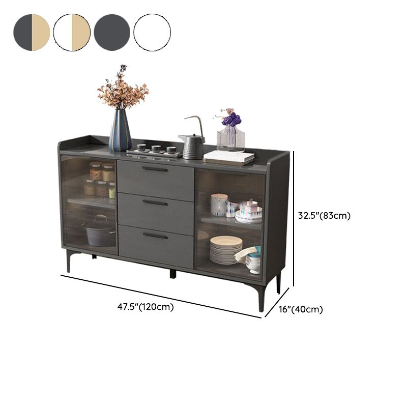 Cabinets Storage Modern Buffet Stand Engineered Wood Buffet Sideboard