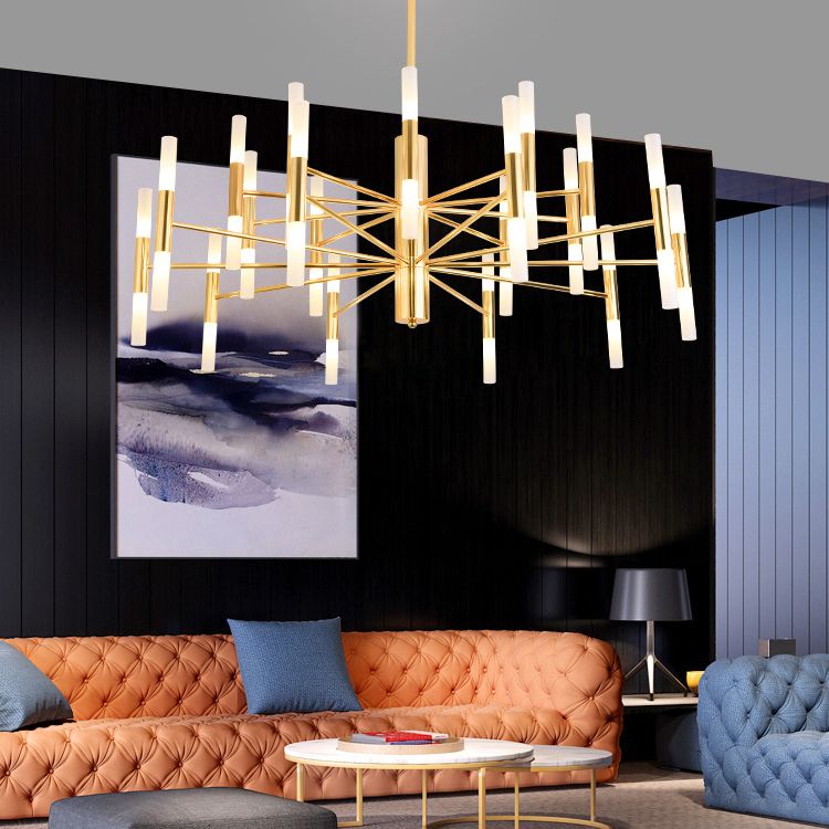 Accesorio de iluminación colgante sombreado de estilo contemporáneo de techo acrílico luz colgante