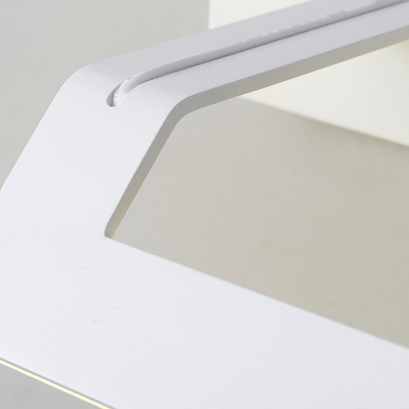 Illuminazione a parete lineare, moderno illuminazione da parete in metallo a LED con ombra acrilica