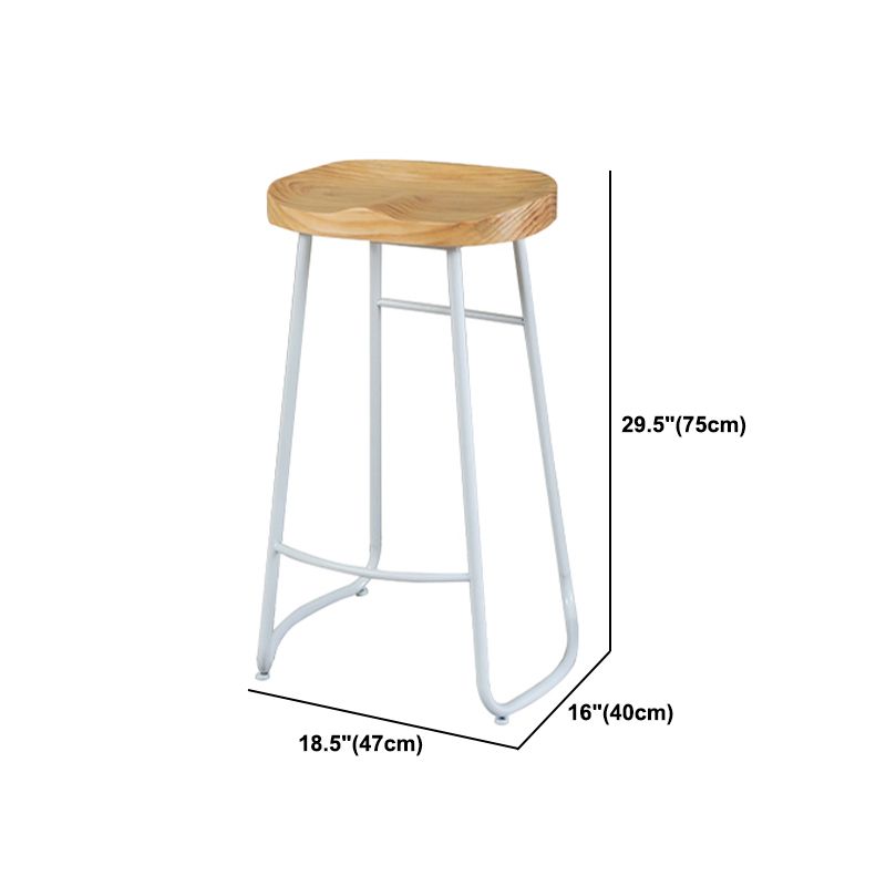 1/3 Pieces Modern Rectangular Bar Table Set Wooden Counter Table with High Stools