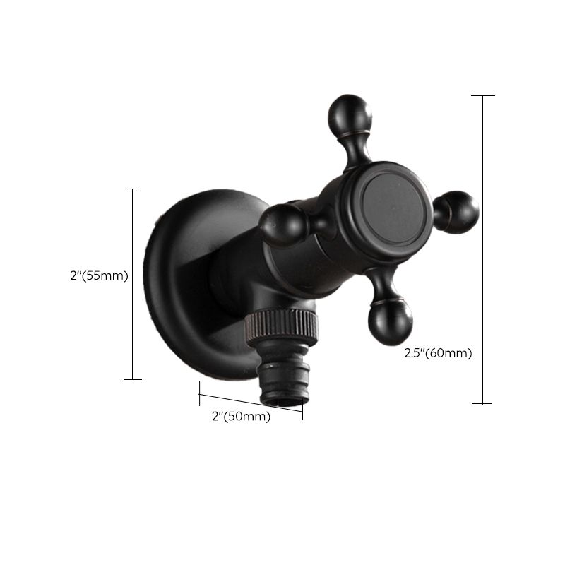Widespread Bathroom Sink Faucet Wall Mounted Cross Handle Faucet