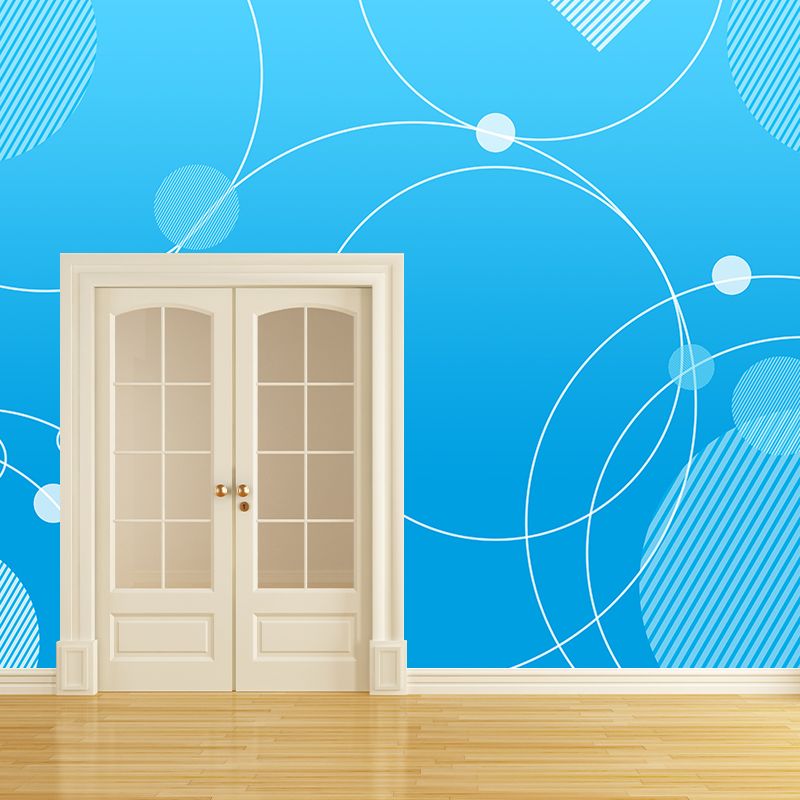 Mural Wallpaper Geometry Illustration Environment Friendly Bedroom Wall Mural