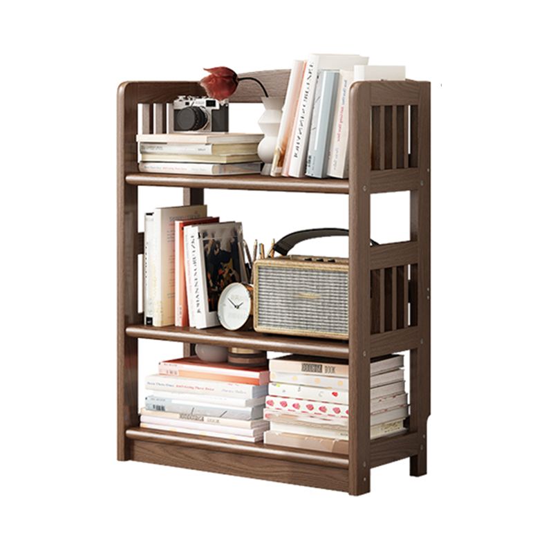 Contemporary Wooden Bookcase Open Back Bookcase for Home Office