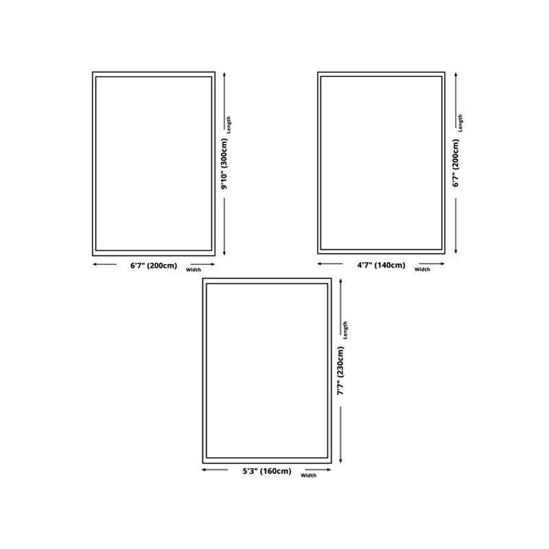 Light Orange Resplendent Rug Polyester Pattern Rug Washable Rug for Home Decor