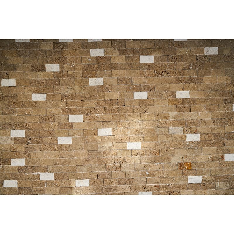 Brick Wall Water-Resistant Wall Covering for Barber Shop, Made to Measure