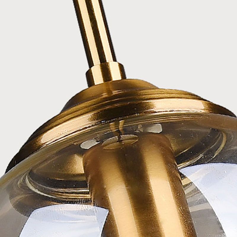 Klarglas Deckenleuchte Ding Room Schlafzimmer Multi Light Modern Hanging Light