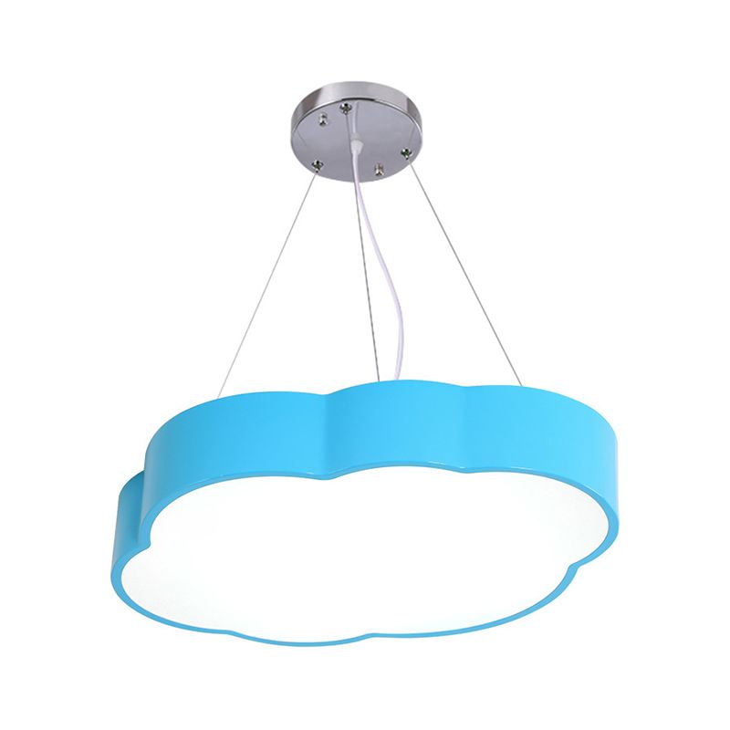 Simplicity Cloud Chandelier Lighting Acrylic Kids Bedroom LED Pendant Light Kit