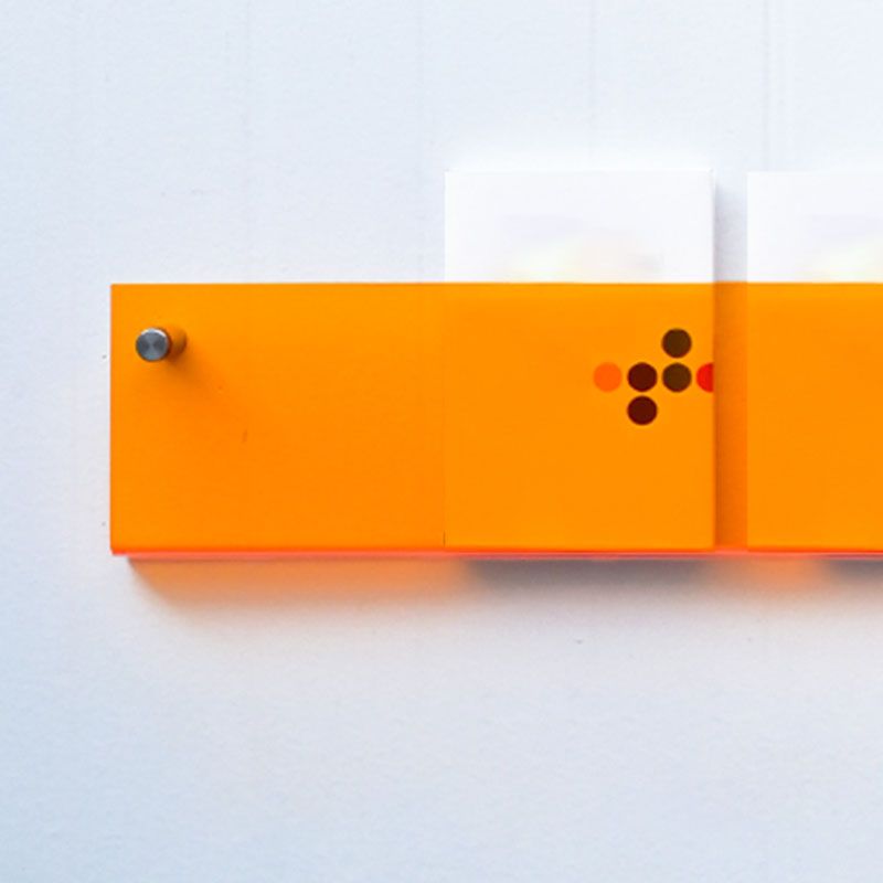 Acrylic Wall Mounted Bookshelf Nordic Rectangle Home Office Storage Bookcase