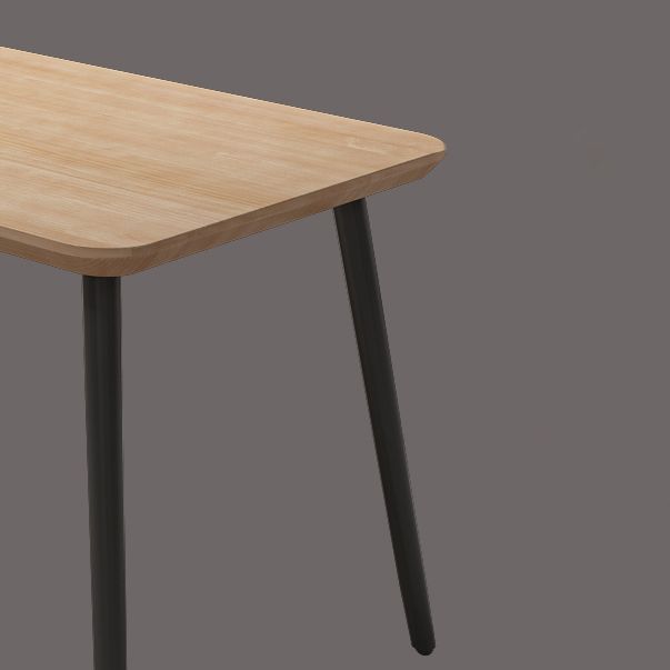 Industrial Dining Table Set 1/2/5 Pcs Solid Wood Top Dining Table and Chairs