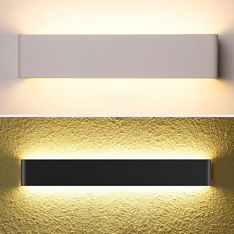 Forme carrée Applexion murale en métal moderne Lumière murale à 1 lumière