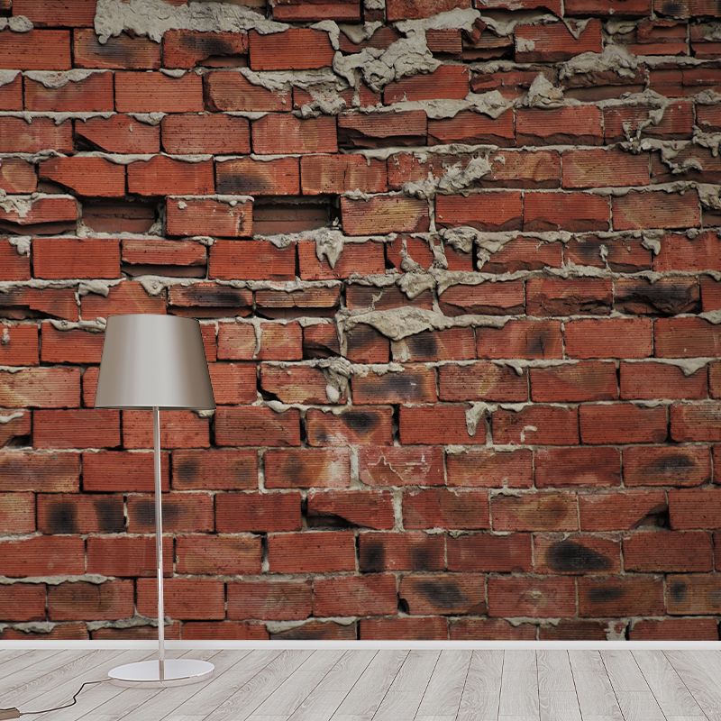Brick Wall Background Design Wall Murals for Living Room, Moisture Resistant