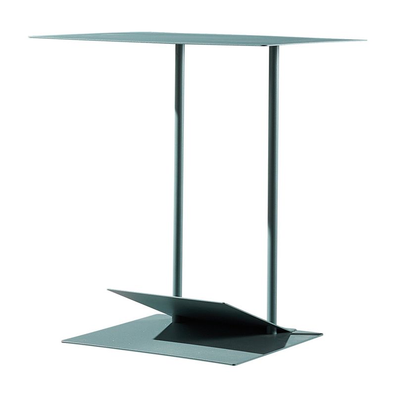Mid-Century Modern End Table Metal C-shape Sofa Side Accent Table