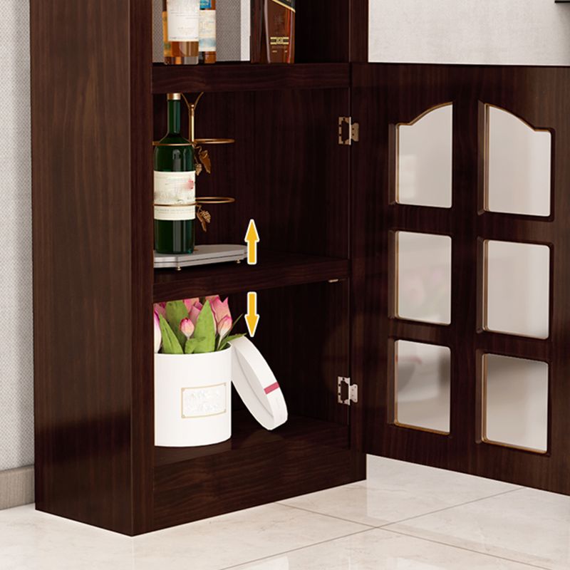 Modern Solid Wood Rectangle Bar Height Pub Table for Living Room