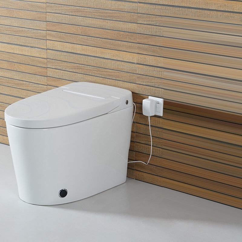 Siphon Jet Elongated Toilet Bowl Modern Flush Toilet With Seat for Bathroom