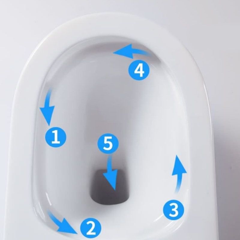 Traditional Ceramic Toilet Bowl Floor Mount Urine Toilet for Bathroom