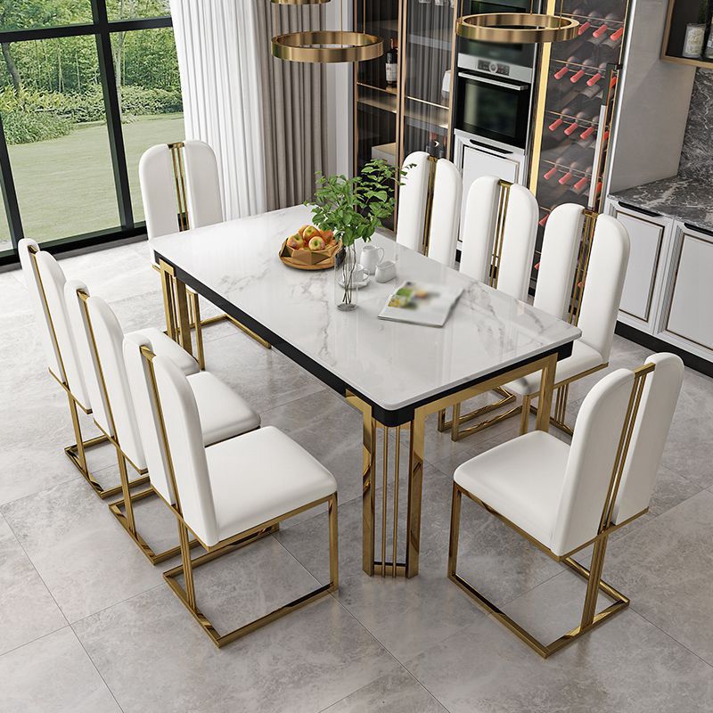 Modern 1/2/7/9 Pieces Dining Set Marble Dining Furniture Set /Separate Items