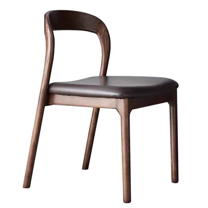 Upholstered Dining Side Chair Solid Wood Dining Room Chair for Home