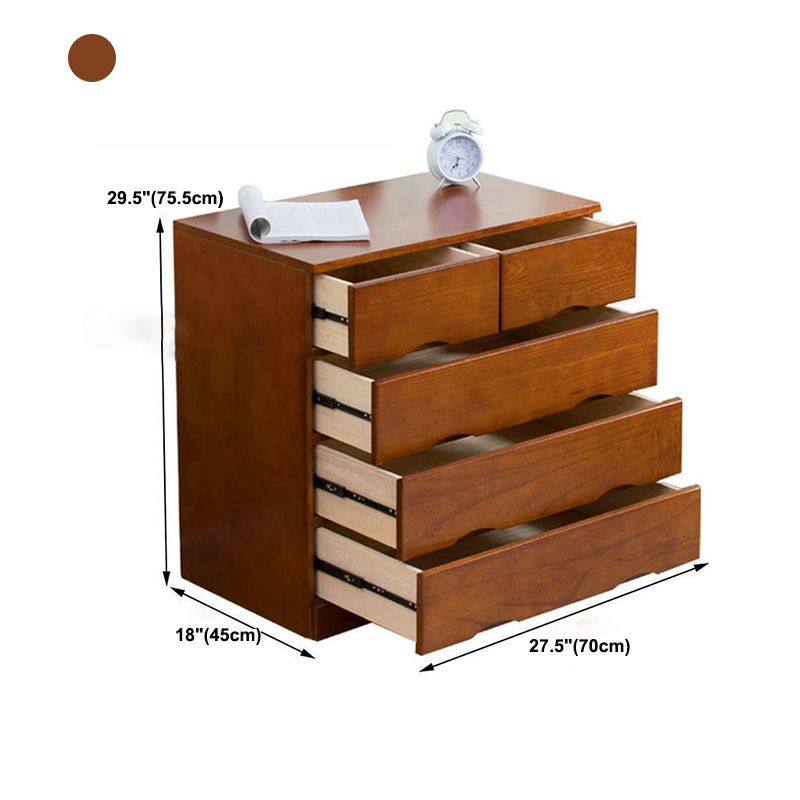 Traditional Storage Chest Dresser Wooden Storage Chest with Drawers