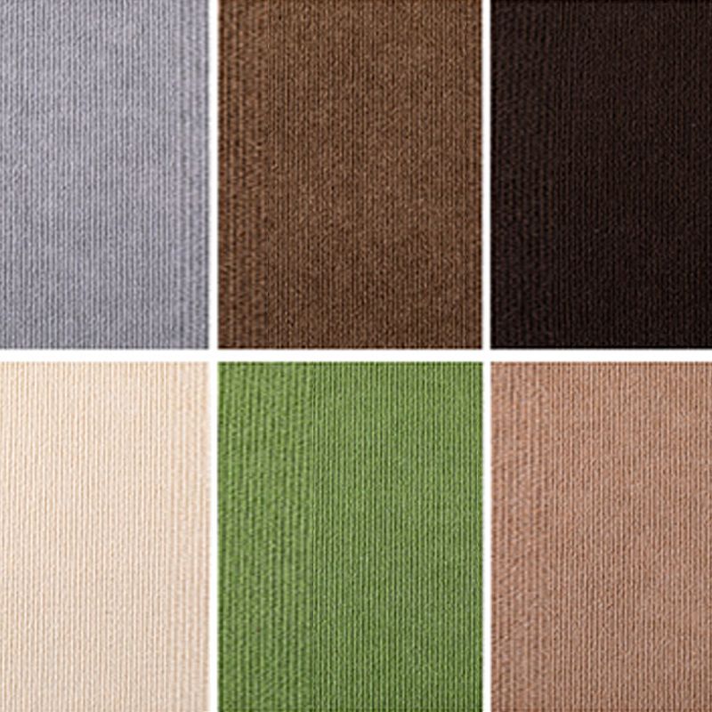 Carpet Tile Fade Resistant Non-Skid Solid Color Self-Stick Carpet Tiles Living Room