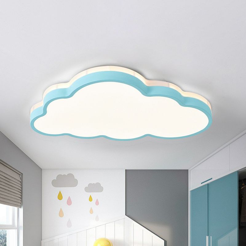 Wolkenförmige Kinder Schlafzimmer LED Unterputz Licht Acryl Nordische Stil Flush Mount Deckenleuchte Licht