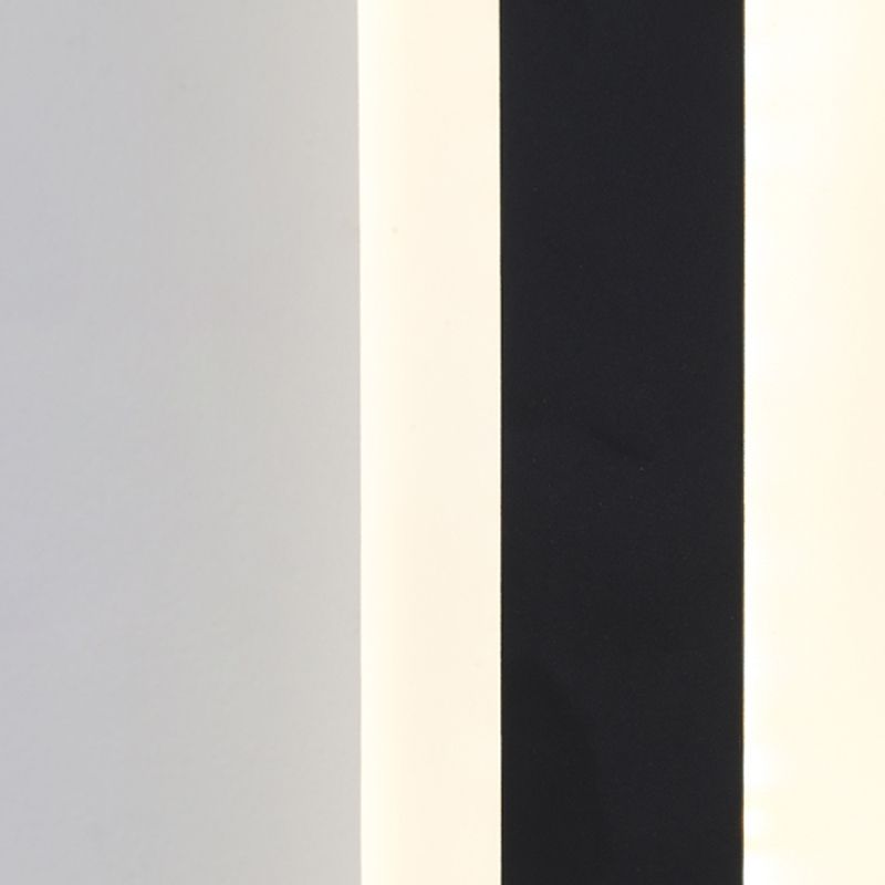 Strip Shape LED Wall Mount Light Modern Style Wall Light with Acrylic Shade for Outdoor