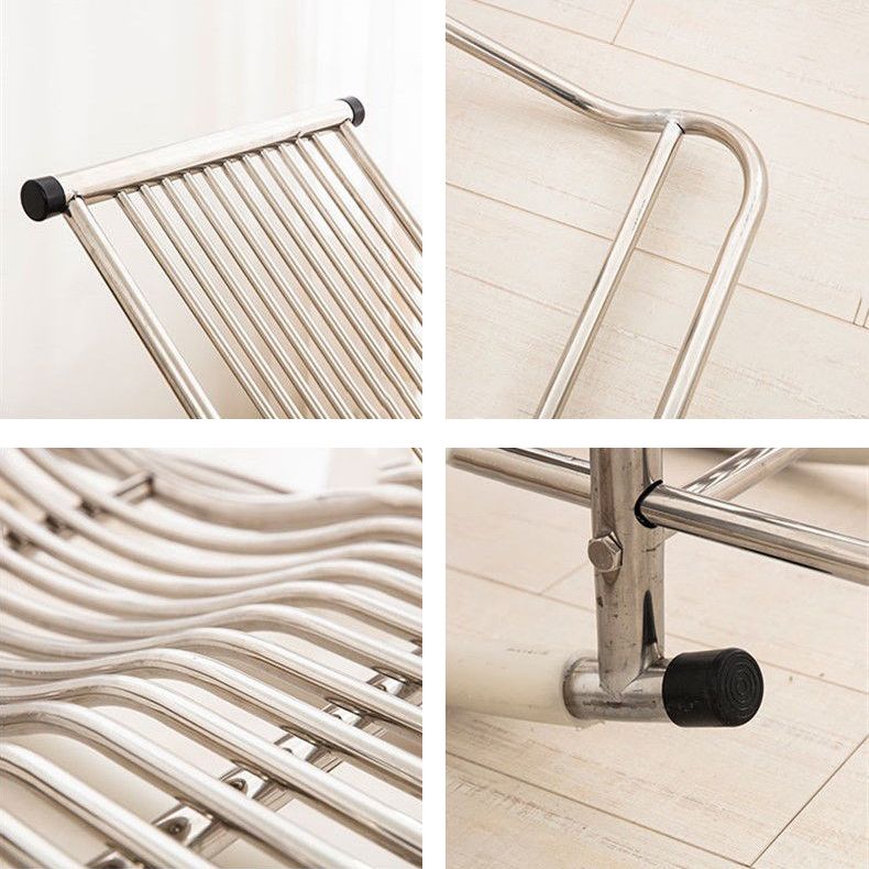 Contemporary Metal Rocking Chair Water Resistant Rocker for Home Decor