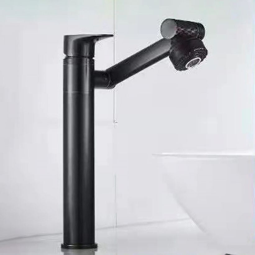 Vessel Sink Faucet Glam Style Single Lever Handle Faucets for Bathroom