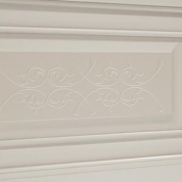 White Modern 2-door Wardrobe Armoire with Drawers Plastic Wardrobe