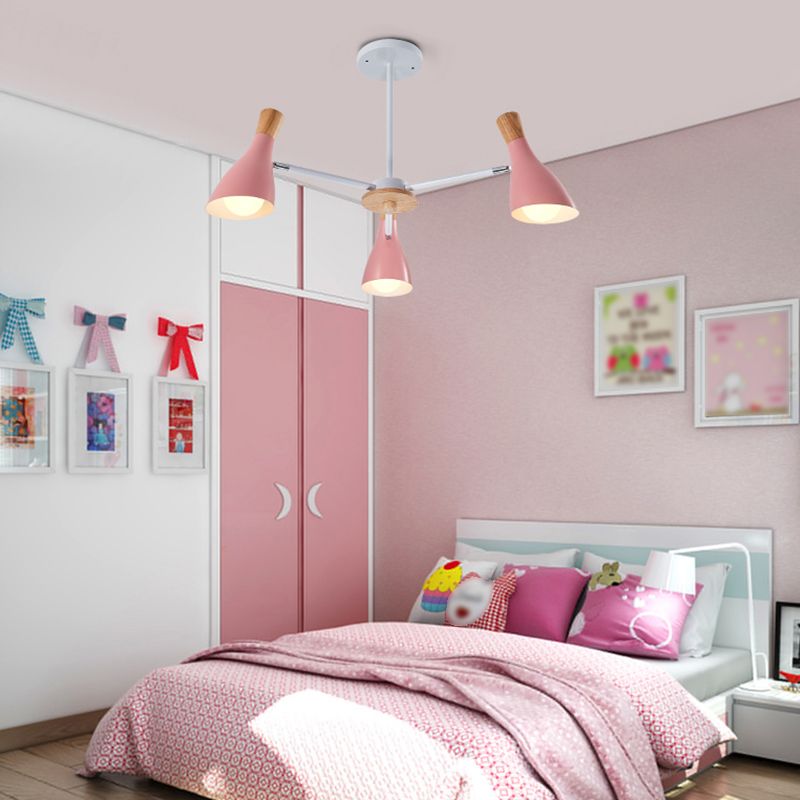 Luces de lámpara de lámpara de campana accesorios de iluminación de lámpara de metal contemporáneo