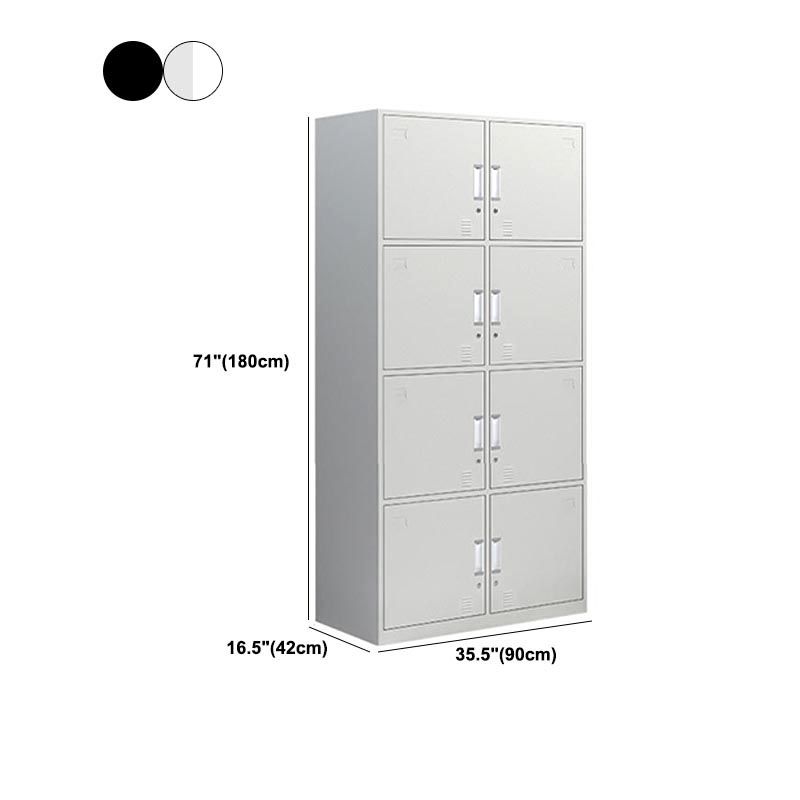 Metal Contemporary Wardrobe Armoire Hinged Wardrobe Cabinet for Home
