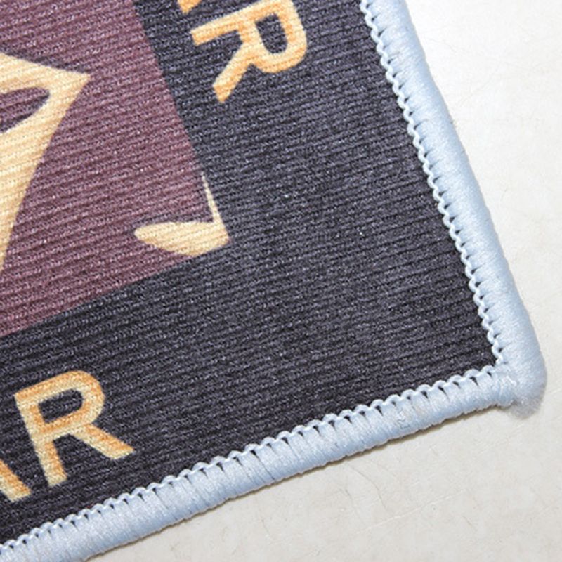 Lattice Pattern Rug Modern Style Rectangle Stain Resistant Shape Rug for Home Decor