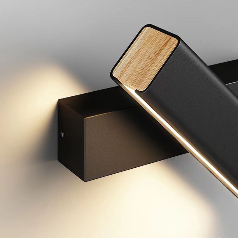 Metal Linear Sconces Indoor Contemporary 1 Light Wall Light Fixture