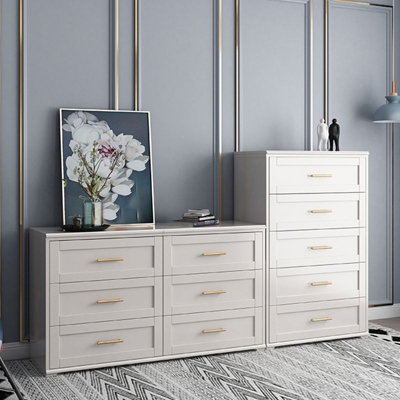 17.55-inch Width Solid Wood Storage Chest Classic Glam Storage Chest Dresser