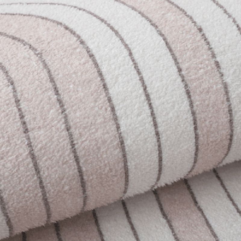 Grey Geometric Pattern Rug Modern Polyester Area Carpet Non-Slip Backing Rug for Bedroom