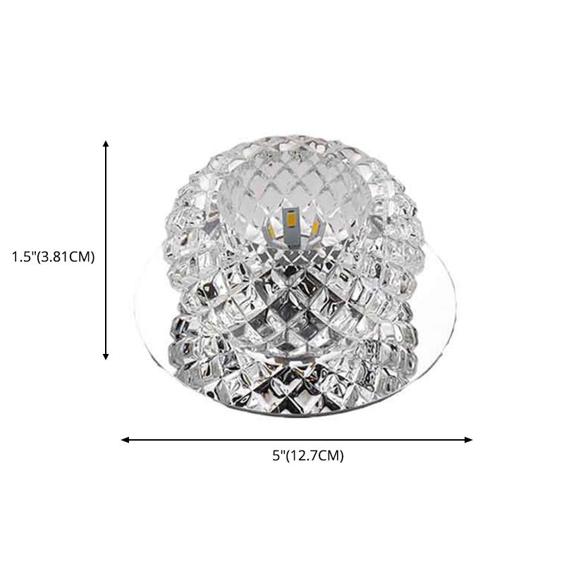 Modern Globe Ceiling Flush Mount Lights Crystal Ceiling Lights